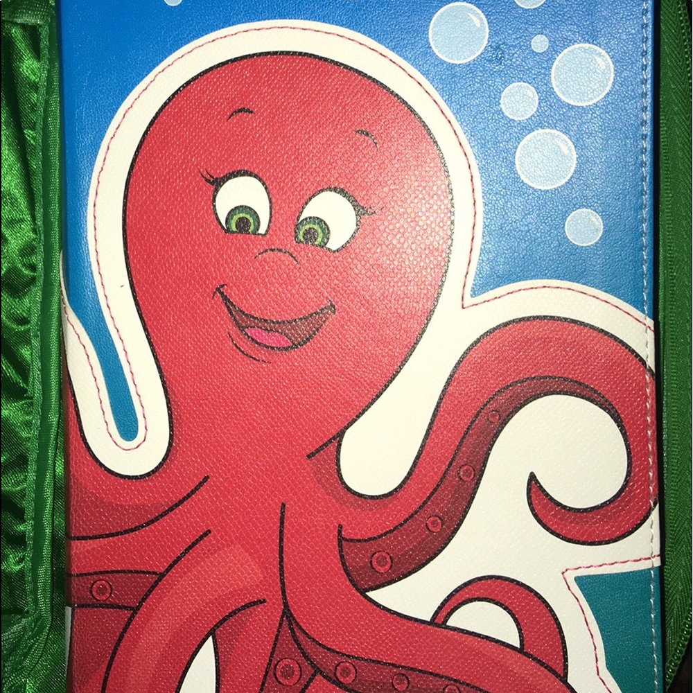 Children’s bible with Larry the cucumber case